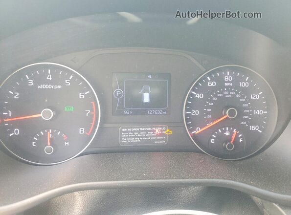KNDPM3AC1K7590085 2019 KIA SPORTAGE White ხელსაწყოთა პანელის ხედი
