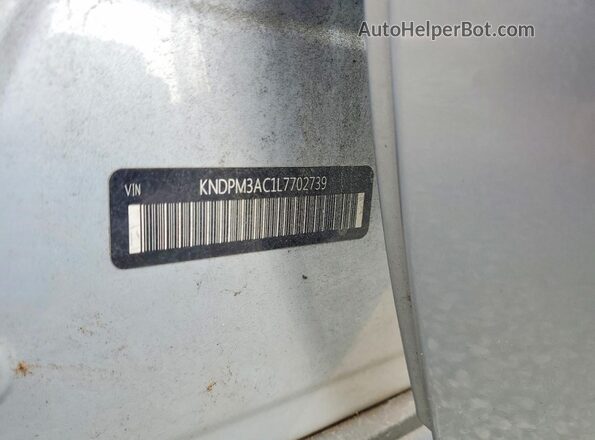 KNDPM3AC1L7702739 2020 KIA SPORTAGE Silver Widok komory silnika