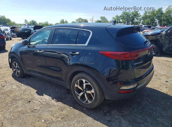 KNDPM3AC1L7783046 2020 KIA SPORTAGE Black Հետևի ձախ
