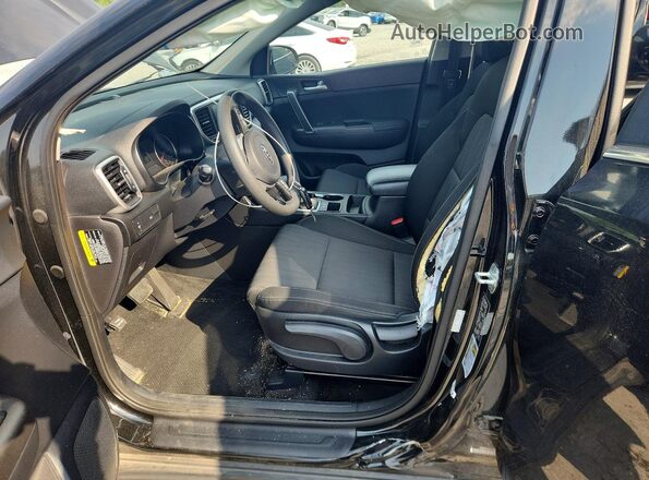KNDPM3AC1L7805949 2020 KIA SPORTAGE Black წინა სალონის ხედი