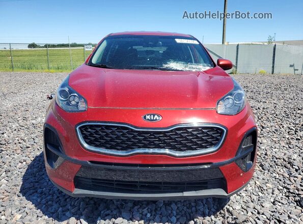 KNDPM3AC1M7919709 2021 KIA SPORTAGE Red Widok z przodu