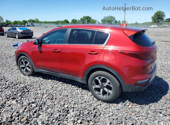 KNDPM3AC1M7919709 2021 KIA SPORTAGE Red Tył lewy