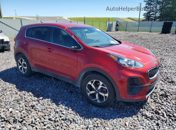 KNDPM3AC1M7919709 2021 KIA SPORTAGE Red Przód prawy