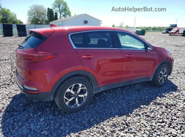 KNDPM3AC1M7919709 2021 KIA SPORTAGE Red Tył prawy