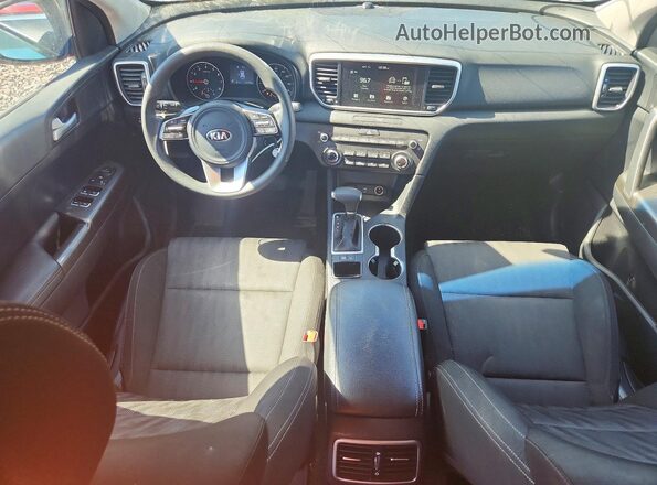KNDPM3AC1M7919709 2021 KIA SPORTAGE Red Widok deski rozdzielczej
