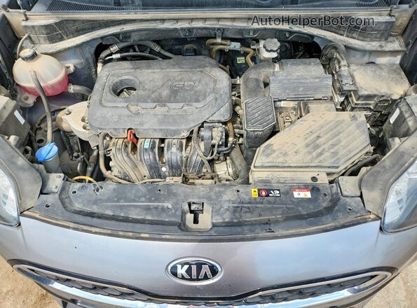 KNDPM3AC1M7942116 2021 KIA SPORTAGE Gray Вид підкапотного простору
