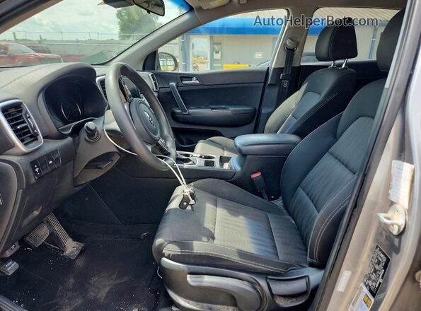 KNDPM3AC1M7942116 2021 KIA SPORTAGE Gray Вид салону спереду