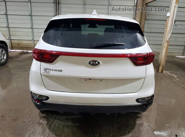 KNDPM3AC1M7942777 2021 KIA SPORTAGE White Вид ззаду
