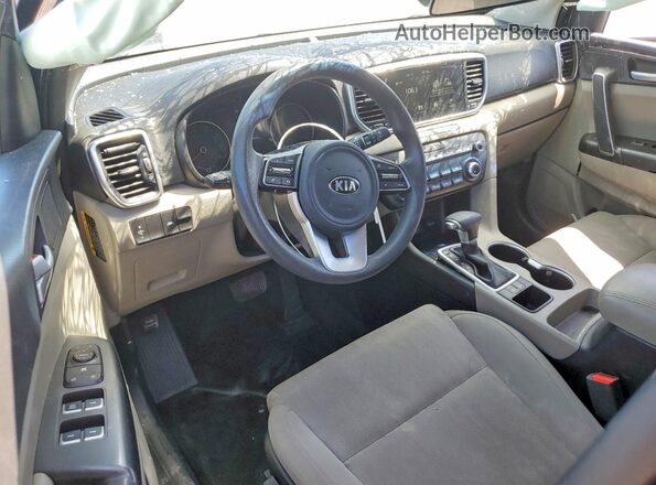 KNDPM3AC1N7007065 2022 KIA SPORTAGE Синий Вид панели приборов