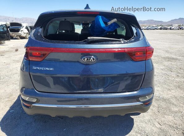 KNDPM3AC1N7007065 2022 KIA SPORTAGE Синий Вид сзади