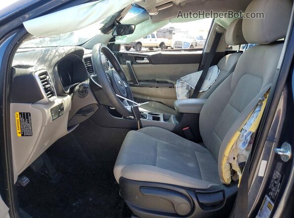 KNDPM3AC1N7007065 2022 KIA SPORTAGE Синий Вид салона спереди
