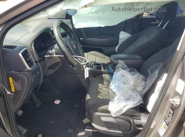 KNDPM3AC1N7956924 2022 KIA SPORTAGE Gray Widok wnętrza z przodu