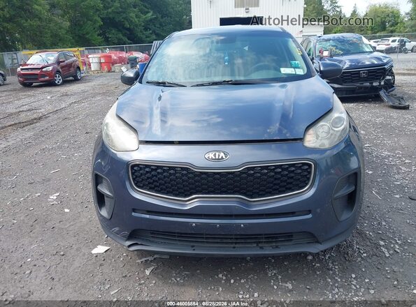 KNDPM3AC2H7041181 2017 KIA SPORTAGE Blue Vista del cuadro de instrumentos