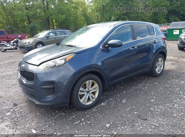 KNDPM3AC2H7041181 2017 KIA SPORTAGE Blue Vista tres cuartos delantera izquierda