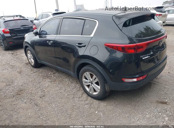 KNDPM3AC2H7080806 2017 KIA SPORTAGE Black Задня ліва чверть