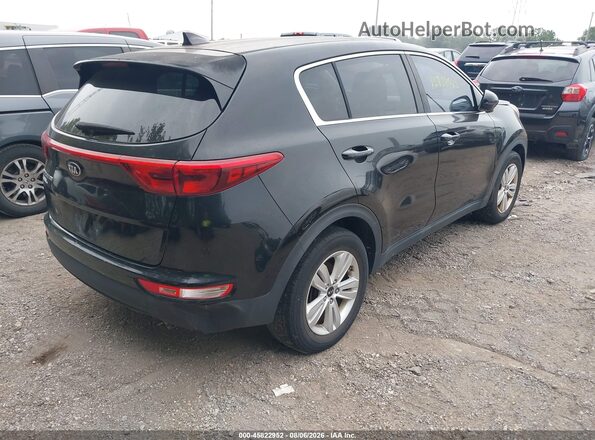 KNDPM3AC2H7080806 2017 KIA SPORTAGE Black Задня права чверть