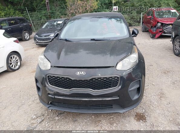 KNDPM3AC2H7080806 2017 KIA SPORTAGE Black Вид щитка приладів