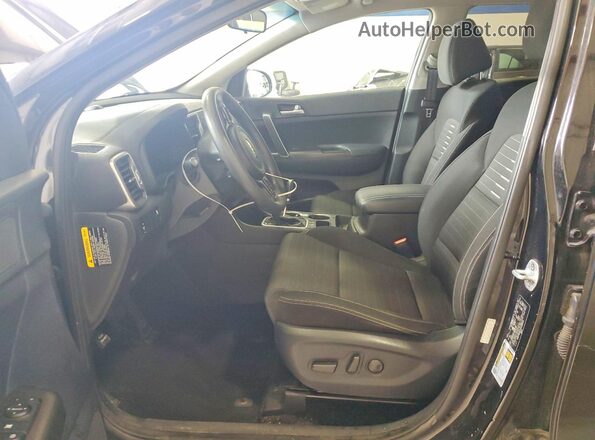 KNDPM3AC2H7233135 2017 KIA SPORTAGE Black Вид салону спереду