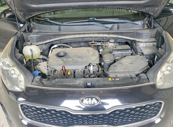 KNDPM3AC2H7233135 2017 KIA SPORTAGE Black Вид підкапотного простору