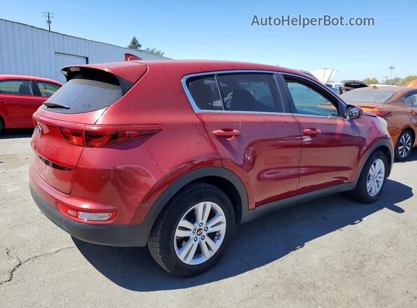 KNDPM3AC2J7315842 2018 KIA SPORTAGE Red Tył prawy