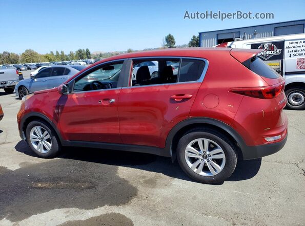 KNDPM3AC2J7315842 2018 KIA SPORTAGE Red Tył lewy
