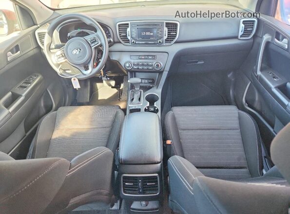 KNDPM3AC2J7315842 2018 KIA SPORTAGE Red Widok deski rozdzielczej