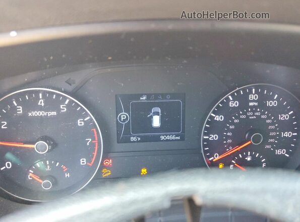 KNDPM3AC2J7315842 2018 KIA SPORTAGE Red Widok zestawu wskaźników