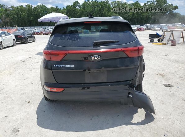 KNDPM3AC2J7354236 2018 KIA SPORTAGE Black Widok z tyłu