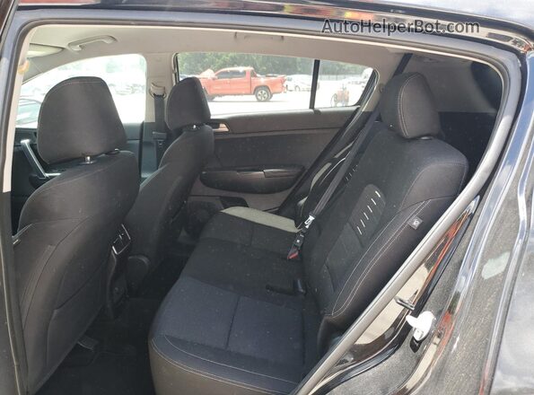 KNDPM3AC2J7354236 2018 KIA SPORTAGE Black Widok tylnych siedzeń