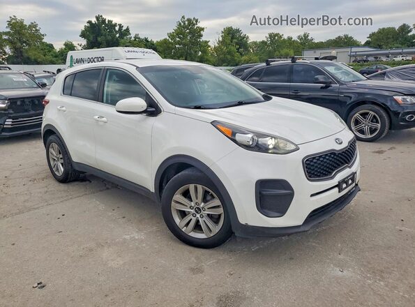 KNDPM3AC2J7394901 2018 KIA SPORTAGE Белый Передняя правая четверть