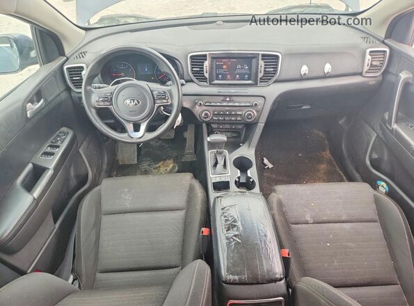KNDPM3AC2K7509482 2019 KIA SPORTAGE Blue Առջևի վահանակի տեսք