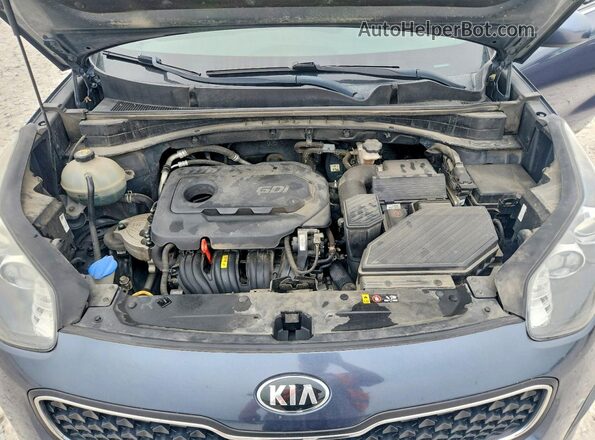 KNDPM3AC2K7509482 2019 KIA SPORTAGE Blue Շարժիչի բաժամունքի տեսք