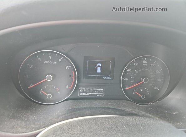 KNDPM3AC2K7543213 2019 KIA SPORTAGE Blue ხელსაწყოთა პანელის ხედი