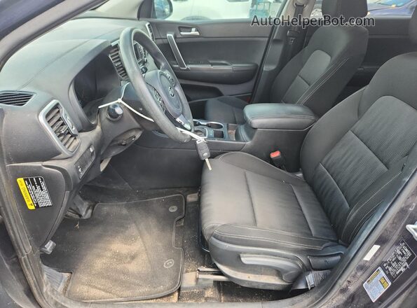 KNDPM3AC2K7543213 2019 KIA SPORTAGE Blue წინა სალონის ხედი