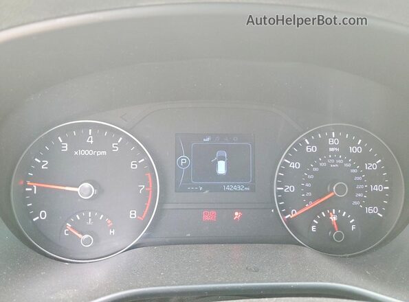 KNDPM3AC2K7595005 2019 KIA SPORTAGE White Սարքավորումների վահանակի տեսք