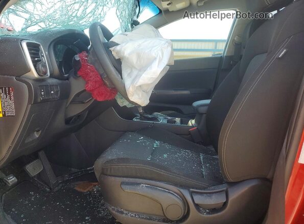 KNDPM3AC2L7779586 2020 KIA SPORTAGE Красный Вид салона спереди
