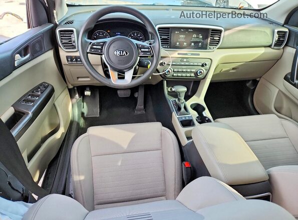 KNDPM3AC2M7856846 2021 KIA SPORTAGE Silver Առջևի վահանակի տեսք