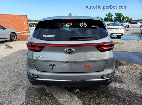 KNDPM3AC2M7856846 2021 KIA SPORTAGE Silver Հետևի տեսք