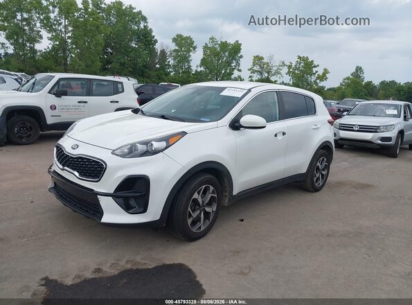 KNDPM3AC2M7928905 2021 KIA SPORTAGE White წინა მარცხენა ხედი სამი მეოთხედიდან