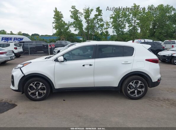 KNDPM3AC2M7928905 2021 KIA SPORTAGE White უკანა სალონის ხედი