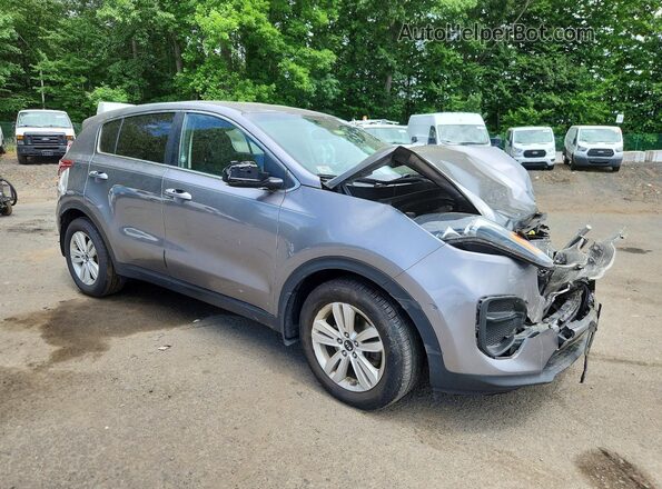 KNDPM3AC3H7213993 2017 KIA SPORTAGE Серебряный Передняя правая четверть