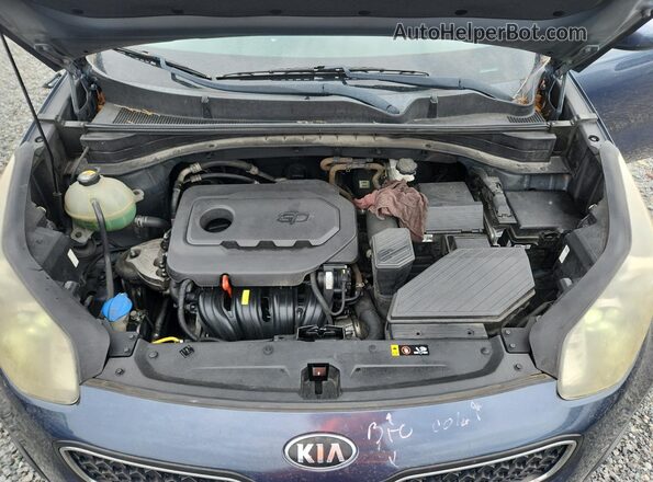 KNDPM3AC3H7240983 2017 KIA SPORTAGE Blue Engine compartment view