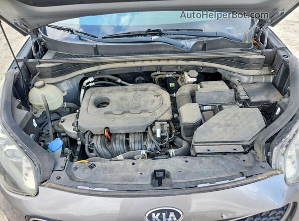 KNDPM3AC3J7308026 2018 KIA SPORTAGE Gray Вид підкапотного простору