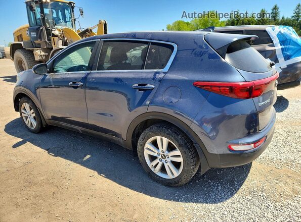 KNDPM3AC3J7342161 2018 KIA SPORTAGE Blue Trasero izquierdo