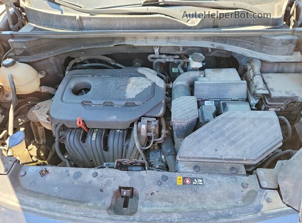 KNDPM3AC3J7342161 2018 KIA SPORTAGE Blue Vista del compartimento del motor