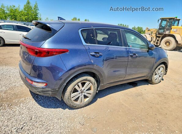 KNDPM3AC3J7342161 2018 KIA SPORTAGE Blue Trasero derecho