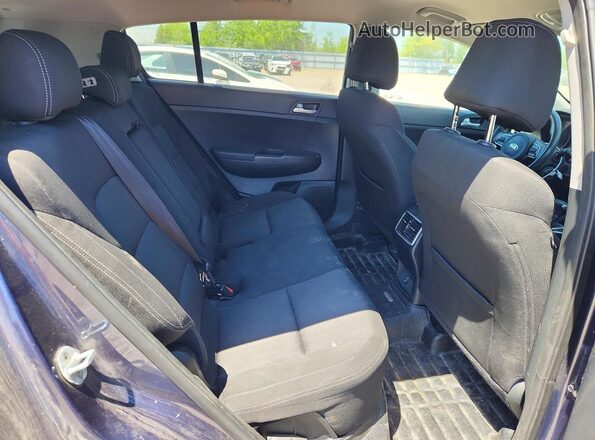 KNDPM3AC3J7342161 2018 KIA SPORTAGE Blue Vista interior trasera