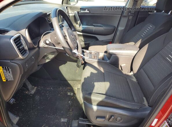 KNDPM3AC3J7384104 2018 KIA SPORTAGE Red Vista interior delantera
