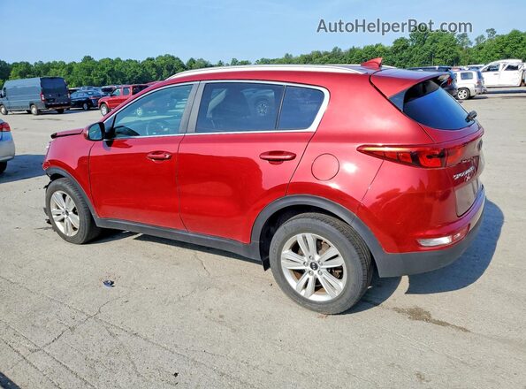KNDPM3AC3J7384104 2018 KIA SPORTAGE Red Trasero izquierdo