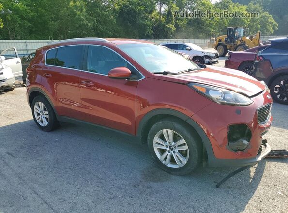 KNDPM3AC3J7384104 2018 KIA SPORTAGE Red Delantero derecho